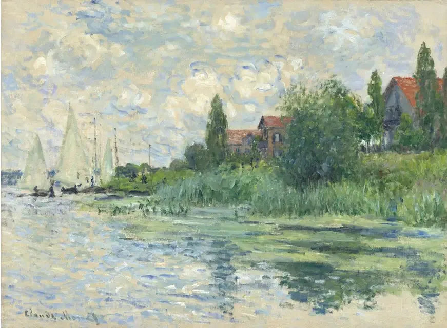 Les bords de la Seine au Petit-Gennevilliers - Claude Monet