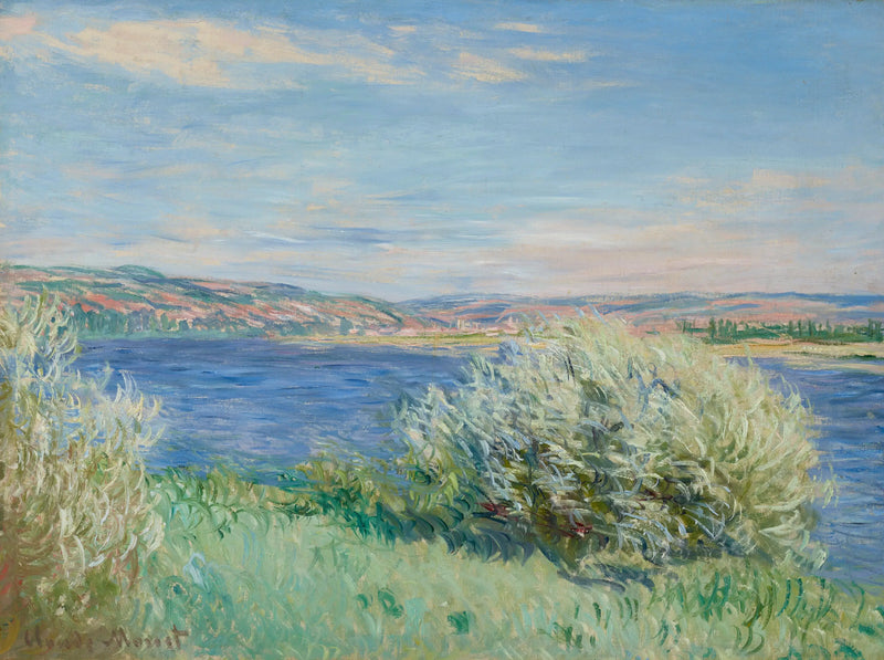 Les bords de la Seine près de Vétheuil - Claude Monet