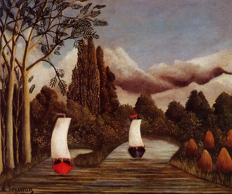 Les bords de l'Oise - Henri Rousseau