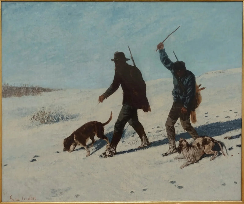 Les braconniers, Ornans - Gustave Courbet