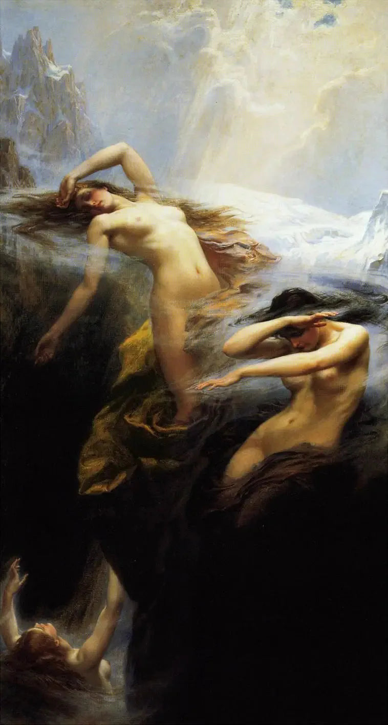 Les brumes des montagnes - Herbert Draper image 1 copie de tableau peinte à la main