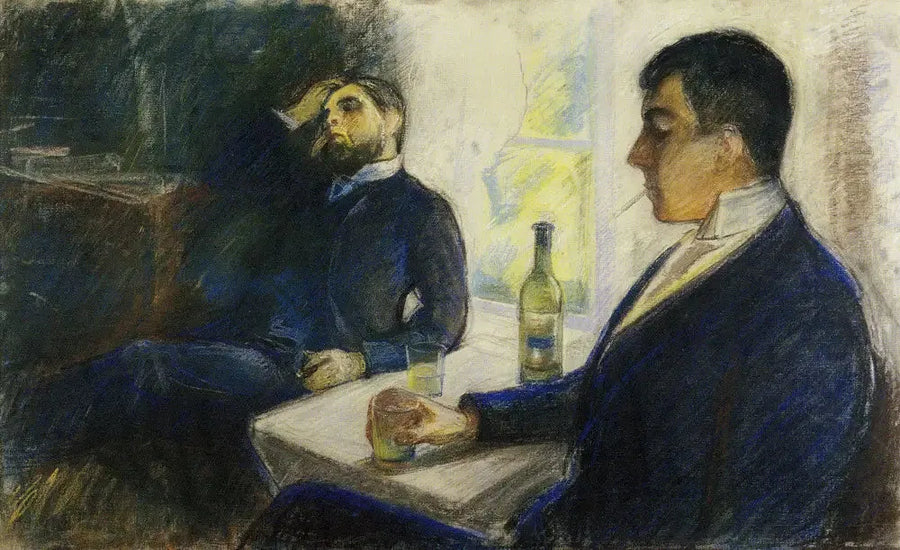 Les Buveurs d'absinthe - Edvard Munch