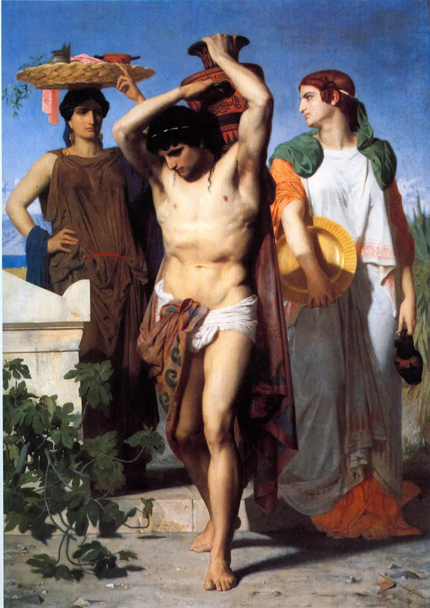 Les Canéphores - Bouguereau image 1 copie de tableau peinte à la main