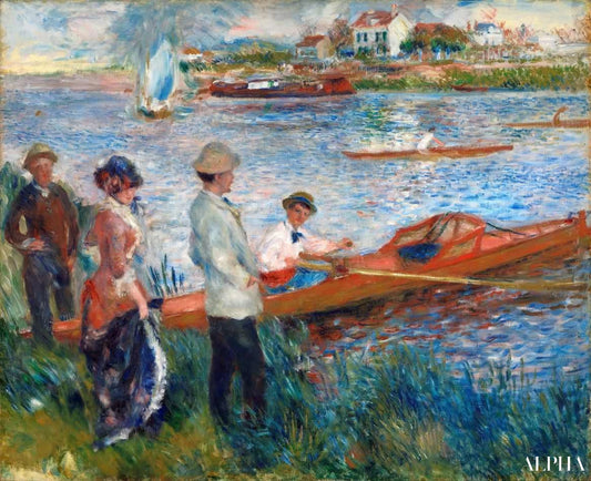 Les Canotiers à Chatou - Pierre-Auguste Renoir - Reproductions de tableaux et peintures haut de gamme