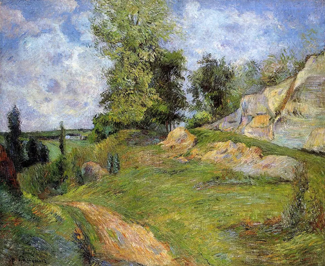 Les Carrières du Chou près de Pontoise - Paul Gauguin - Alpha Reproduction