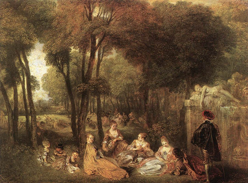 Les Champs-Élisées - Antoine Watteau