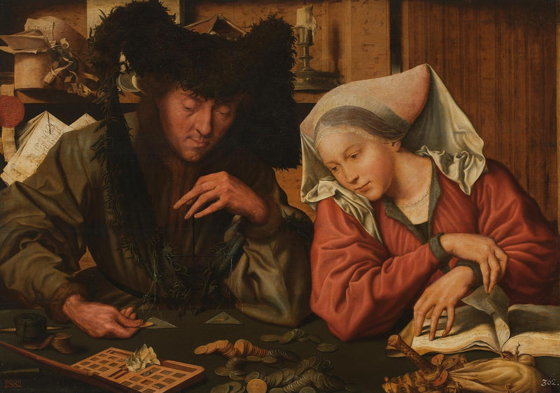 Les changeurs de monnaie - Marinus van Reymerswale