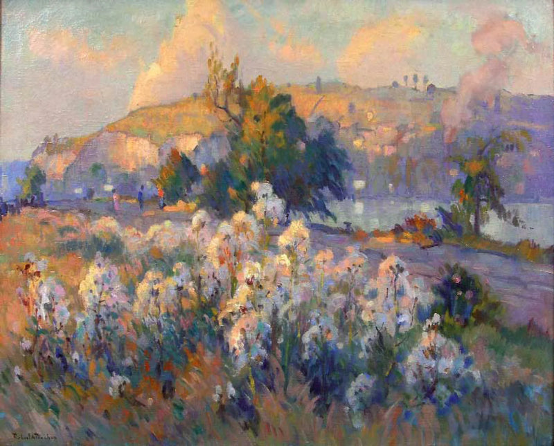 Les chardons en bord de Seine - Robert Antoine Pinchon