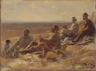 Les chasseurs de Skagen (petite version) - Peder Severin Krøyer