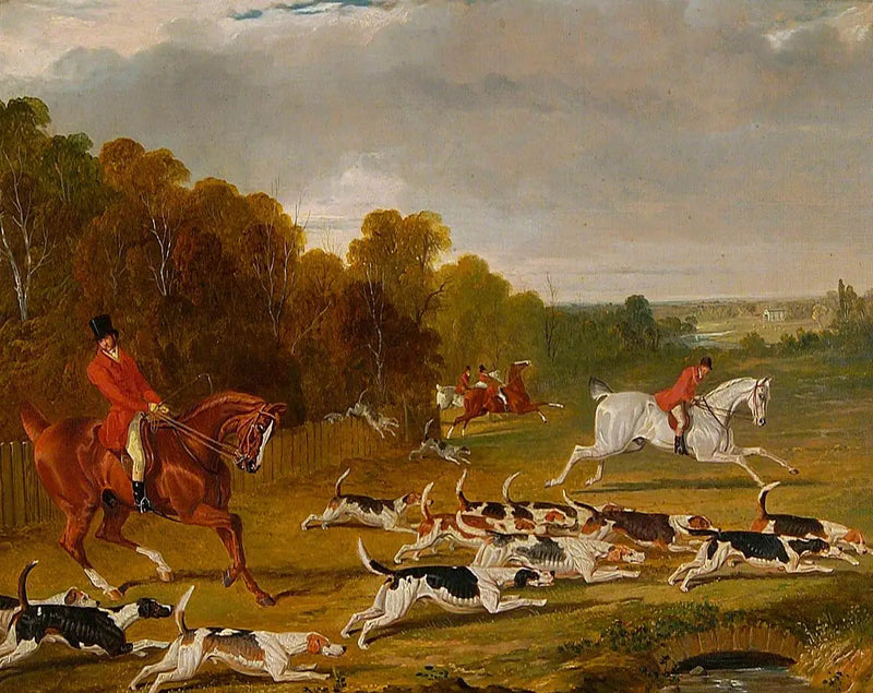Les chiens quittent le secret - John Frederick Herring, Sr.