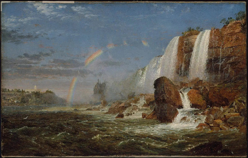 Les chutes du Niagara depuis le pied de Goat Island - Jasper Francis Cropsey