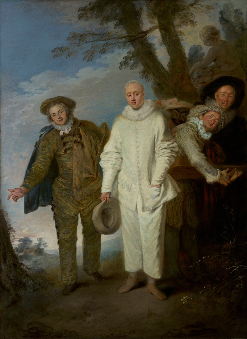 Les Comédiens italiens - Antoine Watteau