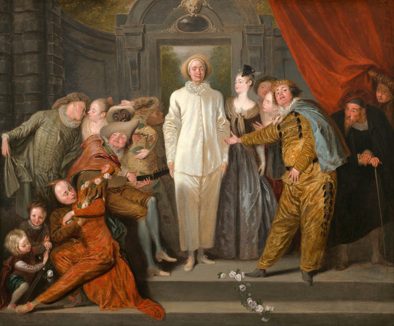 Les Comédiens italiens - Antoine Watteau