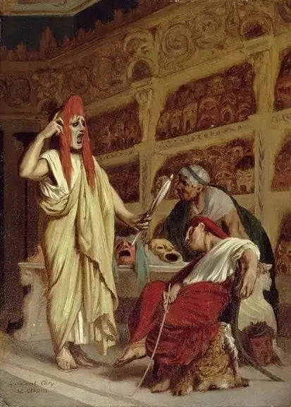 Les Comédiens - Jean-Léon Gérôme