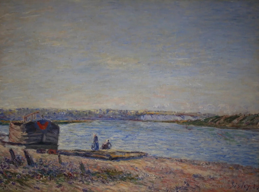 Les Côteaux de Veneux, vu de Saint Mammès - Alfred Sisley
