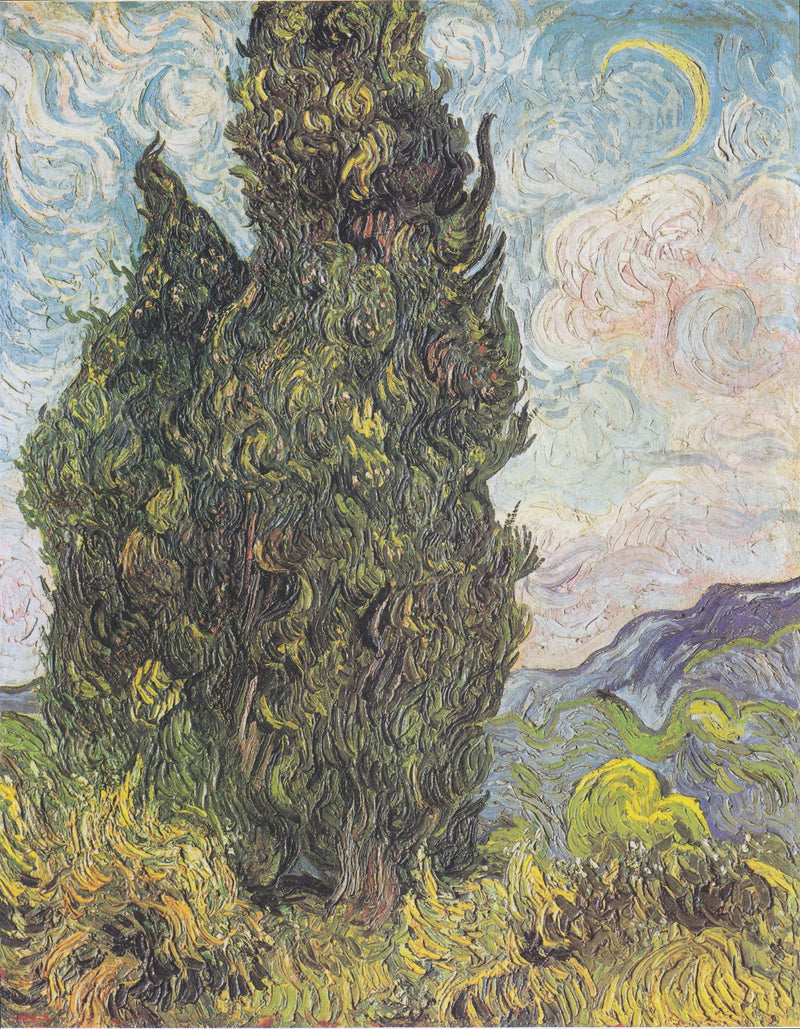 Les Cyprès, F613 – Vincent van Gogh