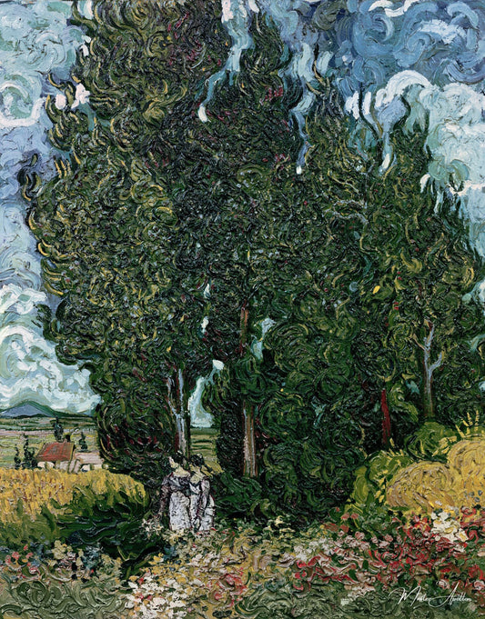 Les cypress - Van Gogh - Reproductions de tableaux et peintures haut de gamme