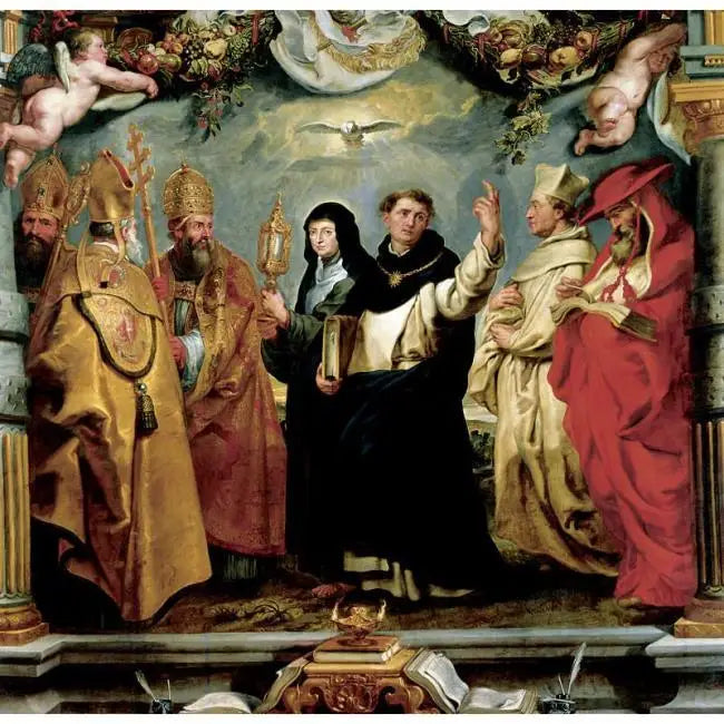 Les défenseurs de l'Eucharistie - Peter Paul Rubens