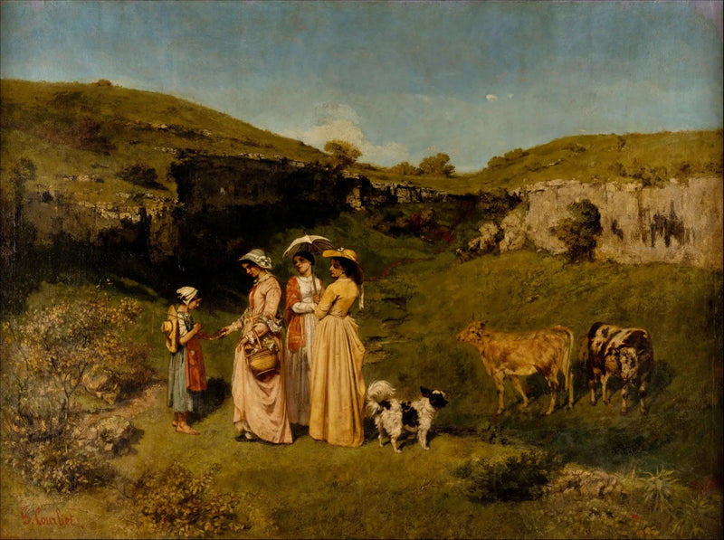Les Demoiselles de village - Gustave Courbet