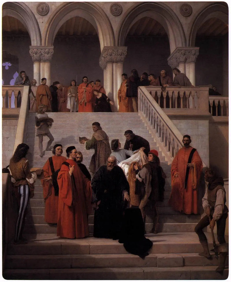 Les derniers instants du doge Marin Faliero - Francesco Hayez