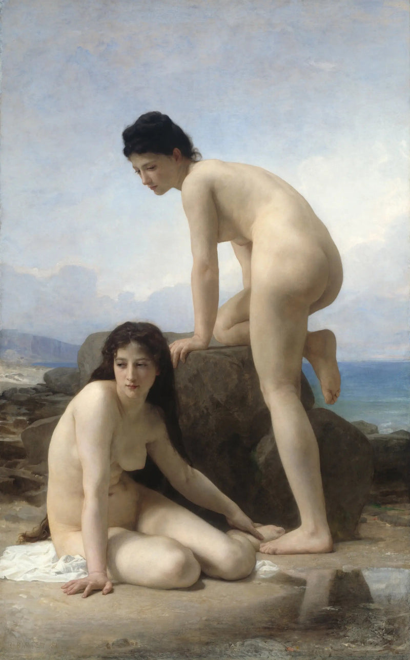 Les Deux Baigneuses - Bouguereau