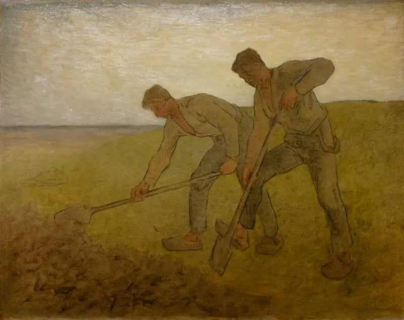 Les deux bêcheurs - Jean-François Millet