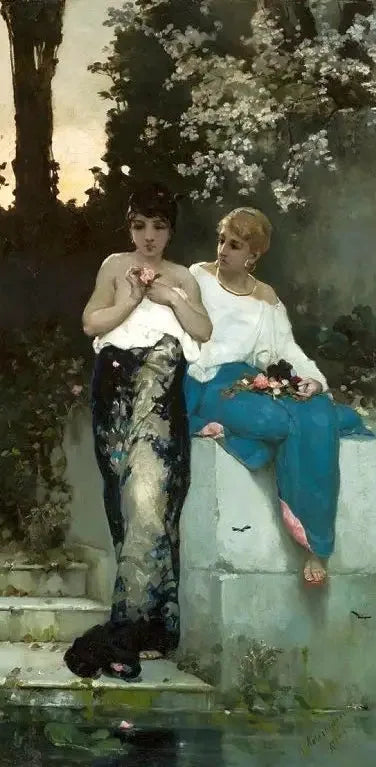 Les Deux romaines. - Wilhelm Kotarbiński