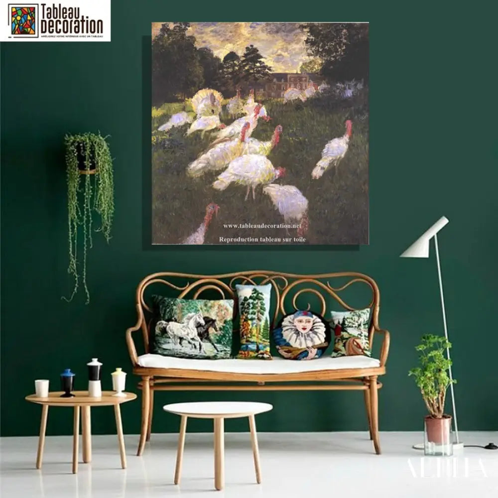 Les Dindons - Tableau Monet - Reproductions de tableaux et peintures haut de gamme