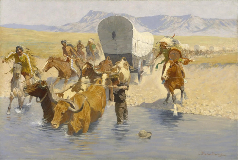 Les émigrants - Frederic Remington
