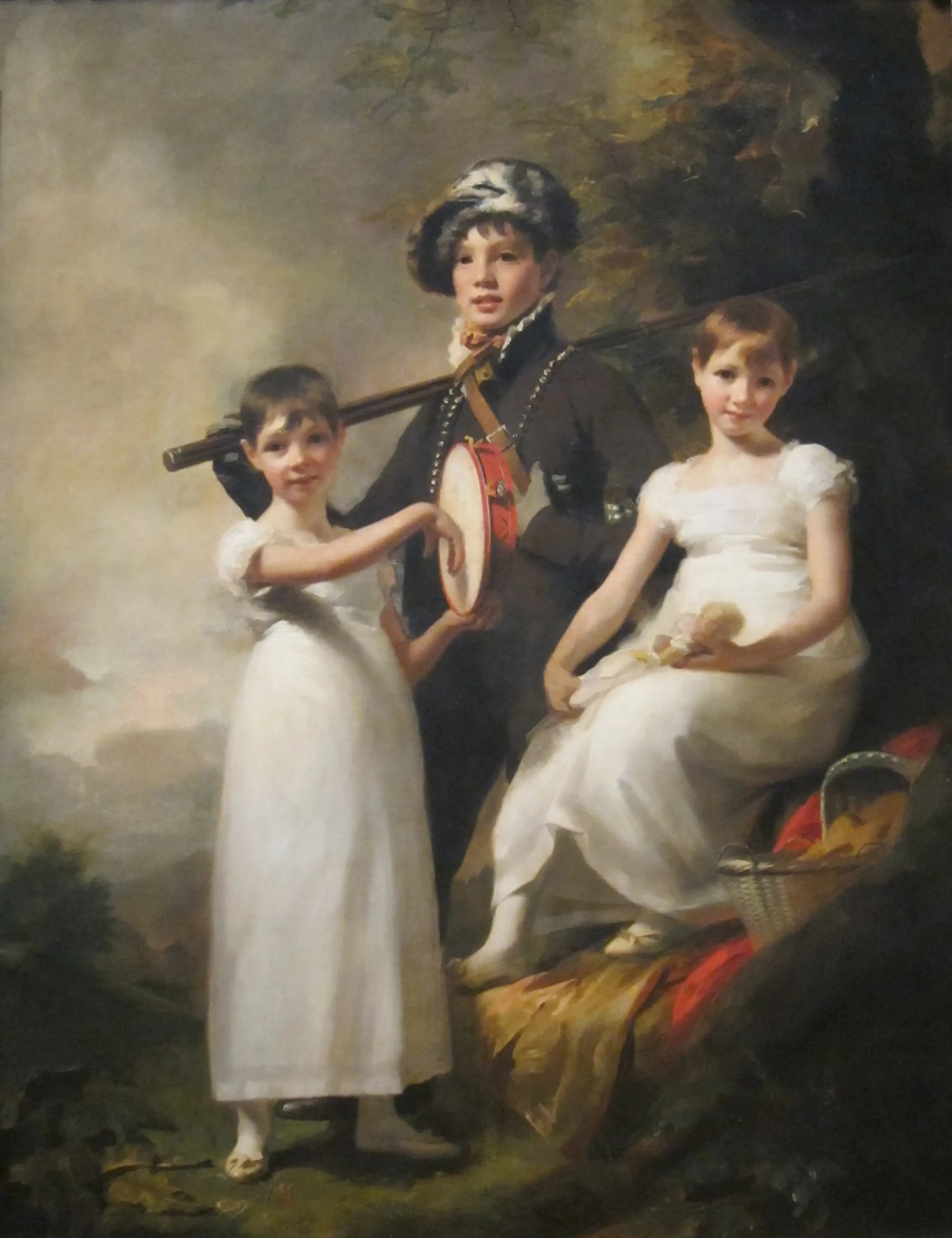 Les enfants d'Elphinston - Henry Raeburn image 1 reproduction de peinture à l’huile