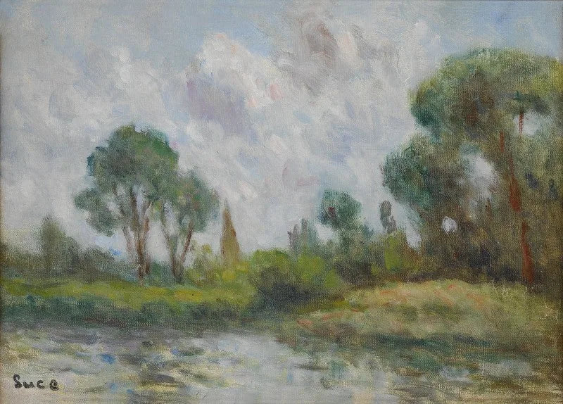 Les environs de Saint-Ay - Maximilien Luce