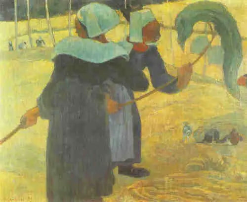 Les faneuses - Paul Gauguin