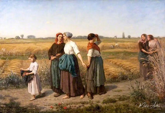 Les faucheurs - Jules Breton - Reproductions de tableaux et peintures haut de gamme