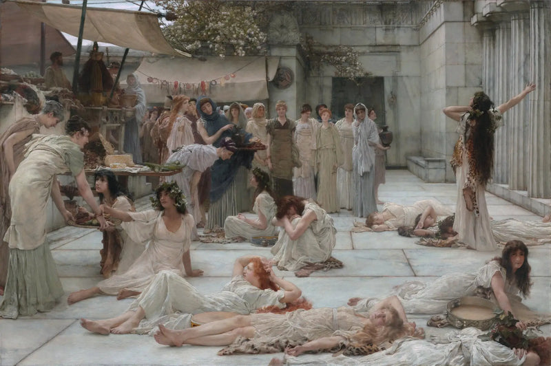 Les Femmes d'Amphissa - Lawrence Alma-Tadema