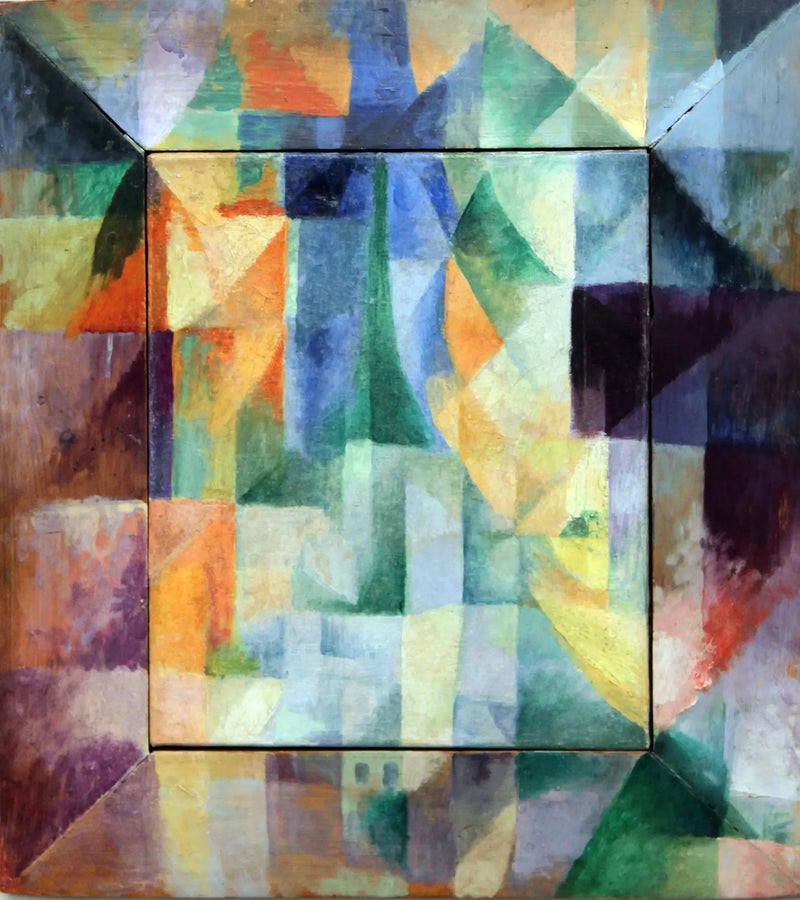 Les Fenêtres simultanées sur la ville. 1re partie, 2e motif, 1re réplique - Robert Delaunay