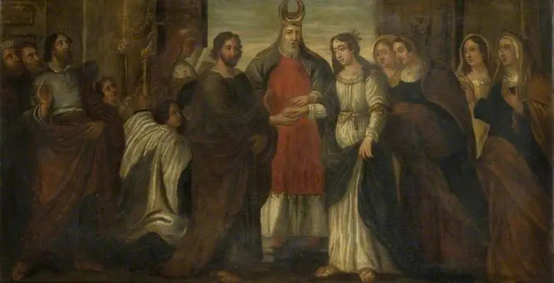 Les fiançailles de Marie et Joseph - Peter Paul Rubens image 1 copie de tableau peinte à la main