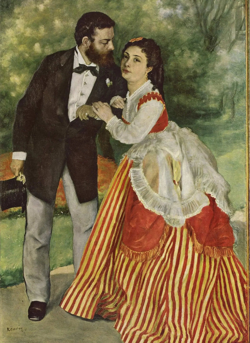 Les Fiancés - Le Ménage Sisley - Pierre-Auguste Renoir