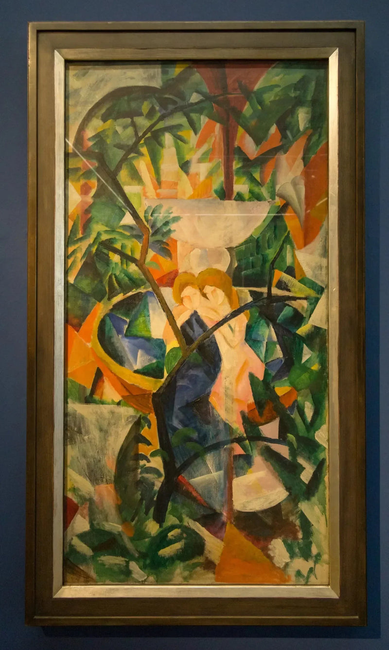 Les filles à la fontaine - August Macke