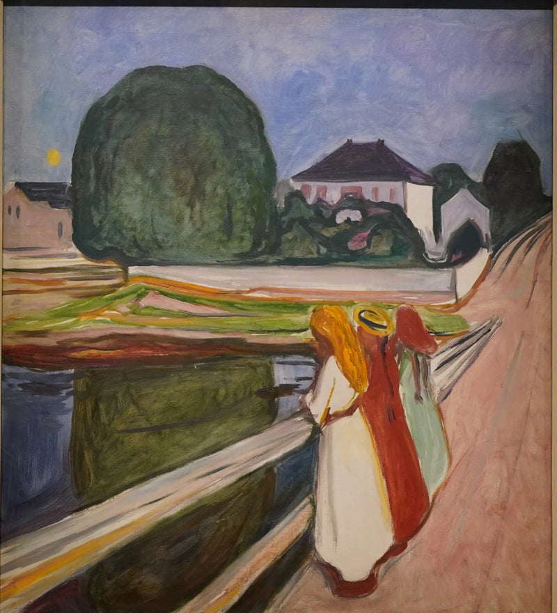 Les Filles sur le pont - Edvard Munch