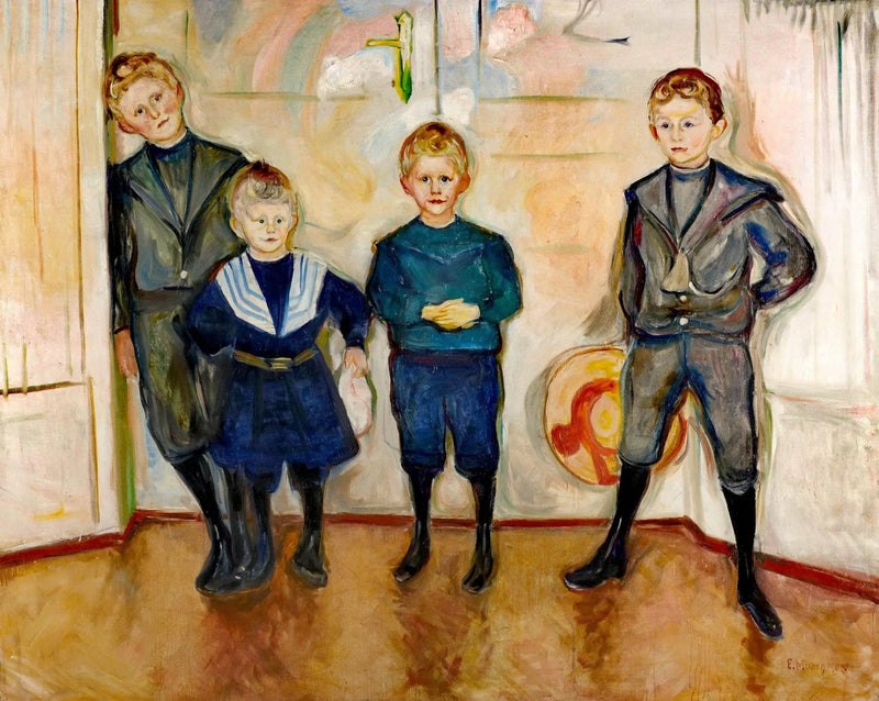 Les Fils du Dr. Linde - Edvard Munch