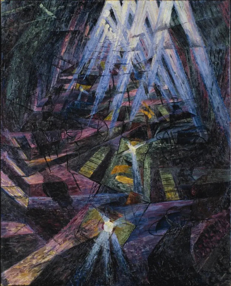 Les Forces d'une rue - Umberto Boccioni