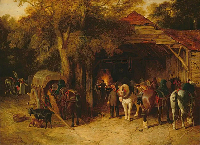 Les forgerons - John Frederick Herring, Sr.