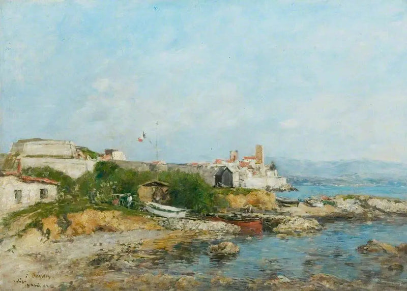 Les fortifications d'Antibes - Eugène Boudin