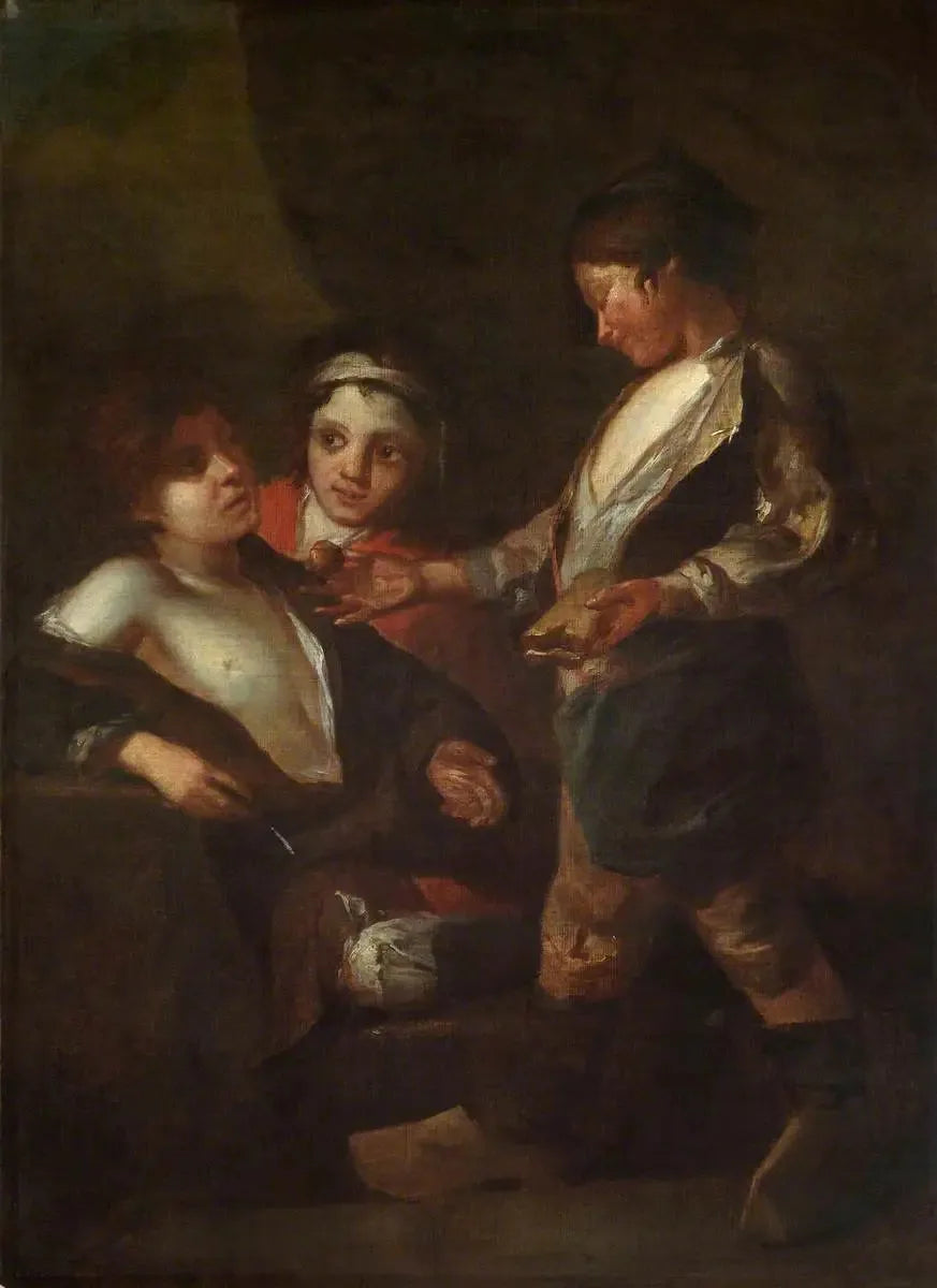 Les gamins des rues mangent (diptyque, panneau de droite) - Bartolomé Esteban Murillo
