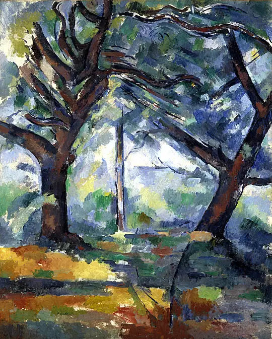 Les Grands Arbres - Paul Cézanne