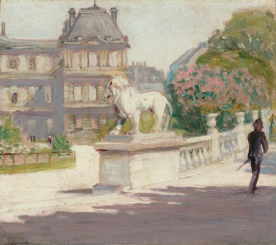 Les jardins du Luxembourg - Grant Wood - Alpha Reproduction