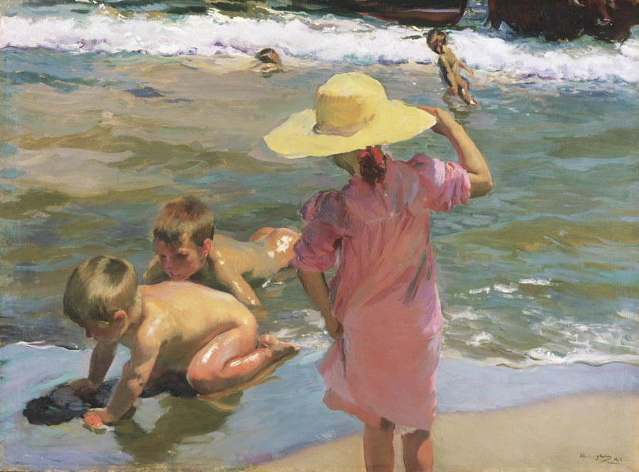 Les jeunes amphibiens - Joaquín Sorolla