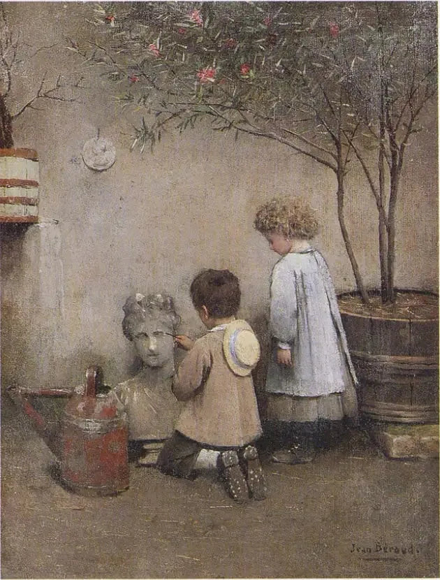 Les jeunes artistes - Jean Béraud