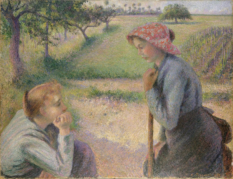 Les jeunes paysannes - Camille Pissarro