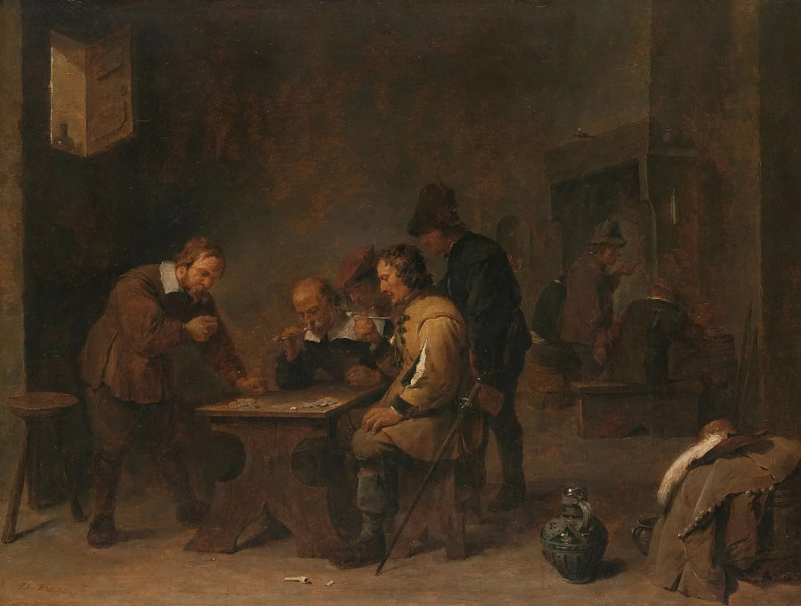 Les joueurs - David Teniers le Jeune